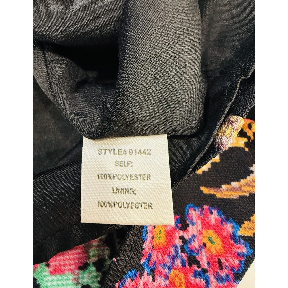 Anthropologie Under Skies Retro Floral Print Mini Dress Style #91442 - Picture 3 of 7